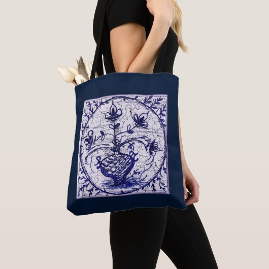 Oude Noord-Duitse tegels,  keramische tegels Tote Bag (Dichtbij)
