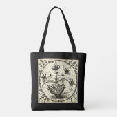 Oude Noord-Duitse tegels,  keramische tegels Tote Bag (Achterkant)