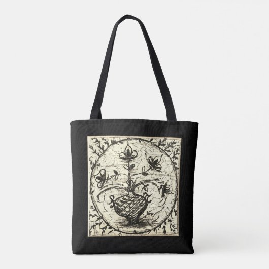 Oude Noord-Duitse tegels,  keramische tegels Tote Bag (Achterkant)