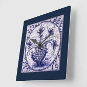 Oude Noord-Duitse tegels,  keramische tegels Vierkante Klok (Hoek)