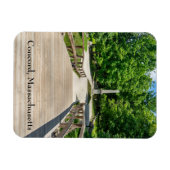 Oude noordelijke brug in Concord Magneet (Horizontaal)