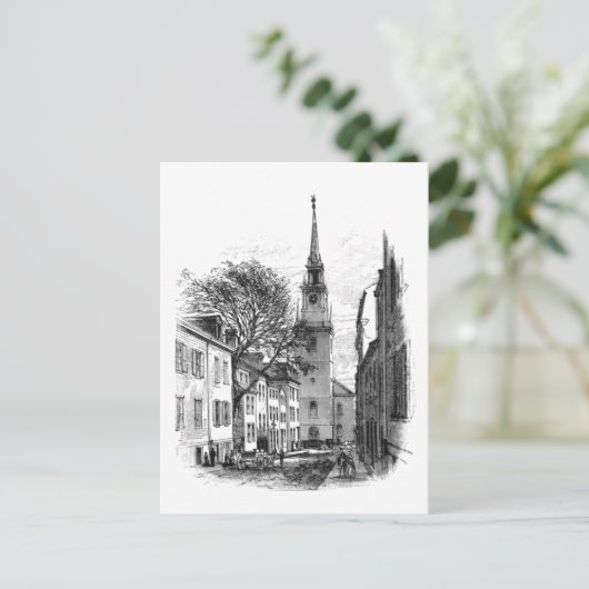 Oude Noordelijke Kerk Briefkaart (Staand voorkant)