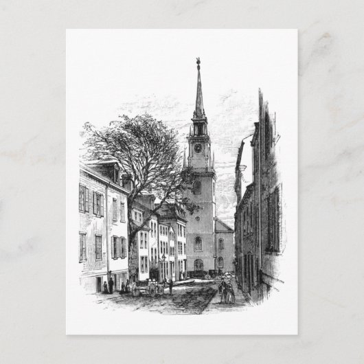 Oude Noordelijke Kerk Briefkaart (Voorkant)