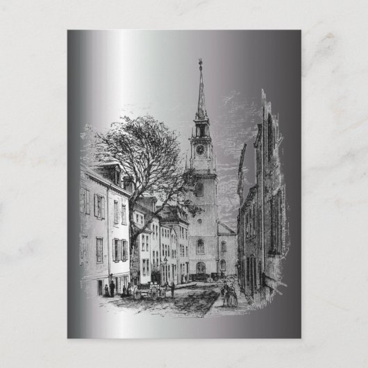 Oude Noordelijke Kerk Briefkaart (Voorkant)