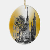 Oude Noordelijke Kerk Keramisch Ornament (Rechts)