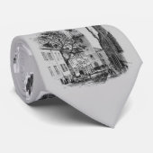 Oude Noordelijke Kerk Stropdas (Opgerold)