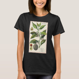 Oude nootmuskaatplant fruitzaden, eetbare kruiden  t-shirt