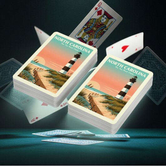 Oude North Carolina Pokerkaarten