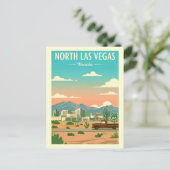 Oude North Las Vegas Briefkaart (Staand voorkant)