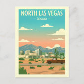 Oude North Las Vegas Briefkaart (Voorkant)