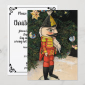 Oude Notenkraker Onder Kerstboom Kaart (Voorkant / Achterkant)