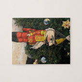 Oude Notenkraker Onder Kerstboom Legpuzzel (Horizontaal)