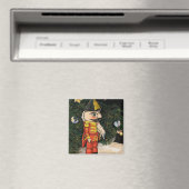 Oude Notenkraker Onder Kerstboom Magneet (Insitu (Vaatwasser))