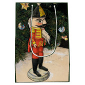 Oude Notenkraker Onder Kerstboom Medium Cadeauzakje (Achterkant)