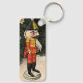 Oude Notenkraker Onder Kerstboom Sleutelhanger (Achterkant)