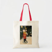 Oude Notenkraker Onder Kerstboom Tote Bag (Voorkant)