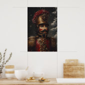Oude Notenkraker Soldaat Kunst Afdrukbaar Poster (Keuken)