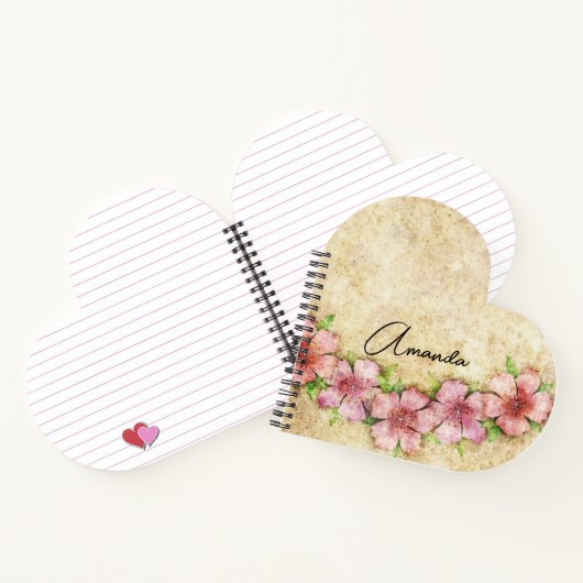 Oude Notitieboek met bloemkool (Binnen)