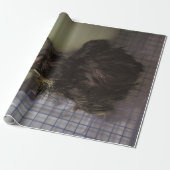 Oude notulen cadeaupapier (Uitgerold)