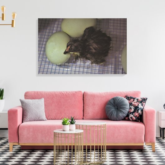 Oude notulen canvas afdruk (Insitu (Woonkamer))