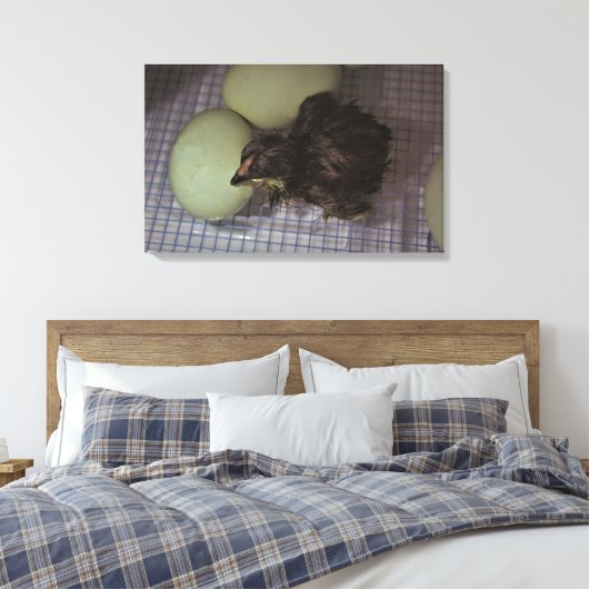 Oude notulen canvas afdruk (Insitu (Slaapkamer))