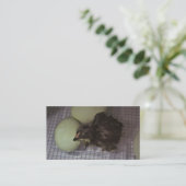 Oude notulen visitekaartje (Staand voorkant)