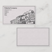 Oude nummer 9 visitekaartje (Voorkant / Achterkant)