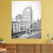 Oude NYC New Amsterdam Theater Foto (1905) Canvas Afdruk (Insitu (Woonkamer))