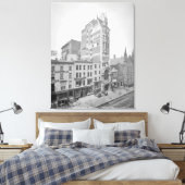 Oude NYC New Amsterdam Theater Foto (1905) Canvas Afdruk (Insitu (Slaapkamer))