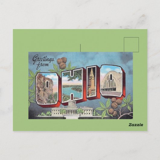 Oude Ohio Briefkaart (Achterkant)