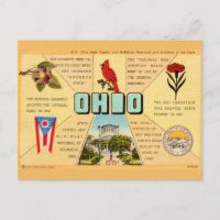 Oude Ohio Feiten Ansichtkaart