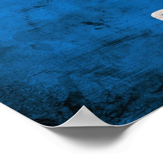 Oude Oklahoma-vlag; Poster (Hoek)