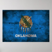 Oude Oklahoma-vlag; Poster (Voorkant)