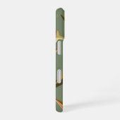 Oude Okra Patroon iPhone 16 Hoesje (Rechterkant)