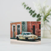 Oude oldtimer op Cuba Briefkaart (Staand voorkant)