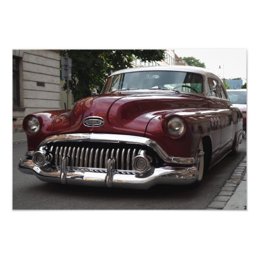 Oude oldtimers - foto afdruk (Voorkant)