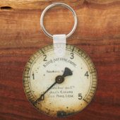 oude oliedrukmeter / instrument / wijzerplaat / me sleutelhanger (Voorkant)