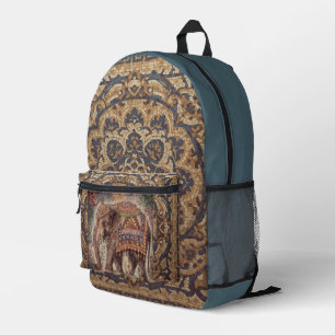 Oude Olifant, Antieke Olifant, Motief Kunst Prin Bedrukte Rugzak
