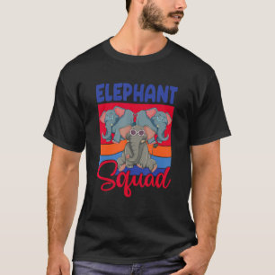 Oude Olifant Grappige Troep Drie Schattige Olifant T-shirt