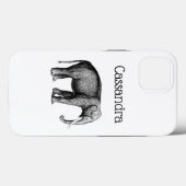 Oude Olifant Tekening Case-Mate iPhone Case (Achterkant (horizontaal))