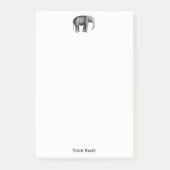 Oude Olifant Tekening Post-it® Notes (Voorkant)
