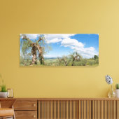 Oude olijfbomen in een landschap in Toscane Canvas Afdruk (Insitu (Woonkamer))