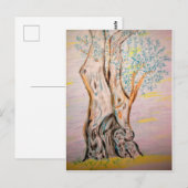 Oude olijfboom briefkaart (Voorkant / Achterkant)