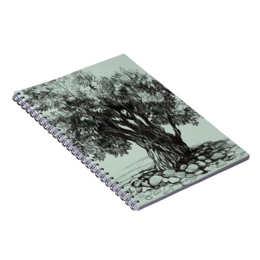 Oude olijfboom notitieboek (Rechterzijde)