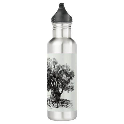 Oude olijfboom waterfles  (Rechts)