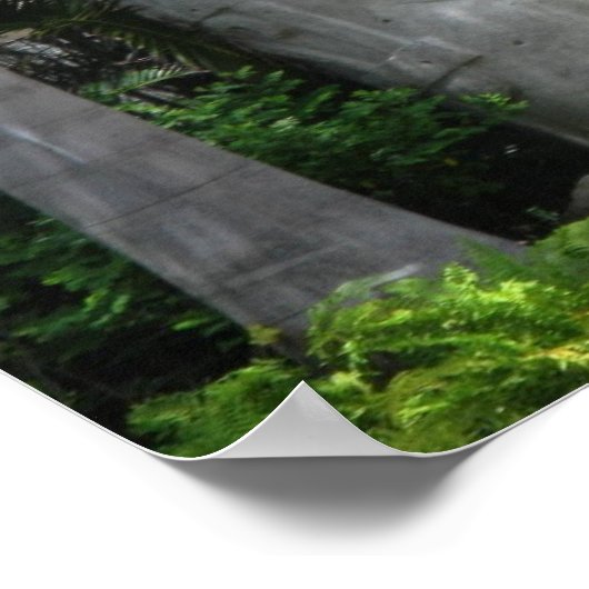 Oude Olmec Hoofd 2 Poster (Hoek)