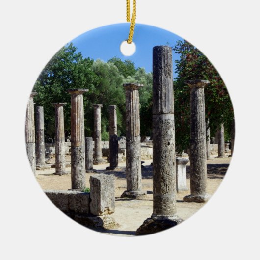 Oude Olympia - Peloponnesos Keramisch Ornament (Voorkant)
