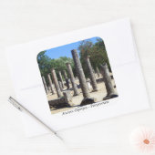 Oude Olympia - Peloponnesos Vierkante Sticker (Envelop)