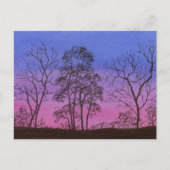 Oude omheining briefkaart (Voorkant)