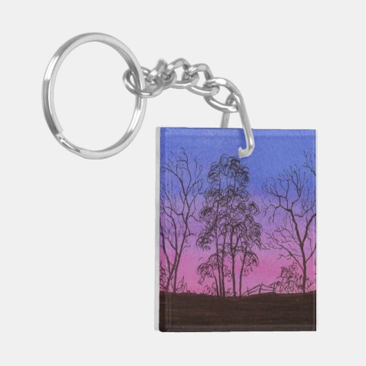 Oude omheining sleutelhanger (Voorkant Links)